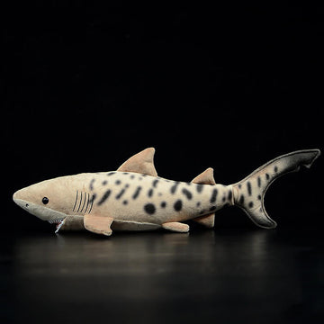 Realistic Tiger Shark Stuffed Animal Plush Toy